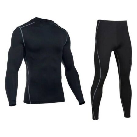 Primera Capa Hombre, Camiseta Y Calza Conjunto Térmicos