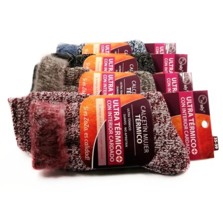 Calcetines Mujer Ultra Térmico Suaves No Aprietan Diabéticos 6x1