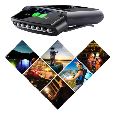 Lampara De Pesca Recargable Clip Y Sensor De Movimiento