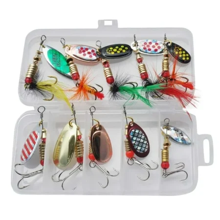 Señuelo Spinner Pesca 2- 3-gr 5c - Alto Rendimiento giratorios para truchas y mas variedad de peses