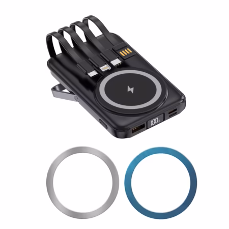 Cargador 15000mAh Magnético de Carga Rápida Inalámbrica Portátil