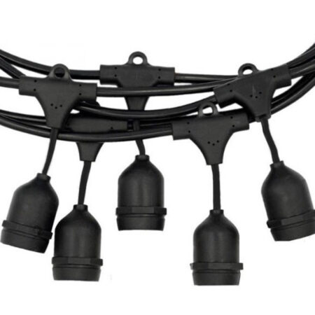 Guirnalda Soquete E27 Empalmable Ip65, 10 Metros Calidad