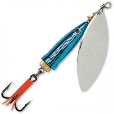 Señuelo De Pesca Spinner Pokee Para Salmon 35gm Plata/azul
